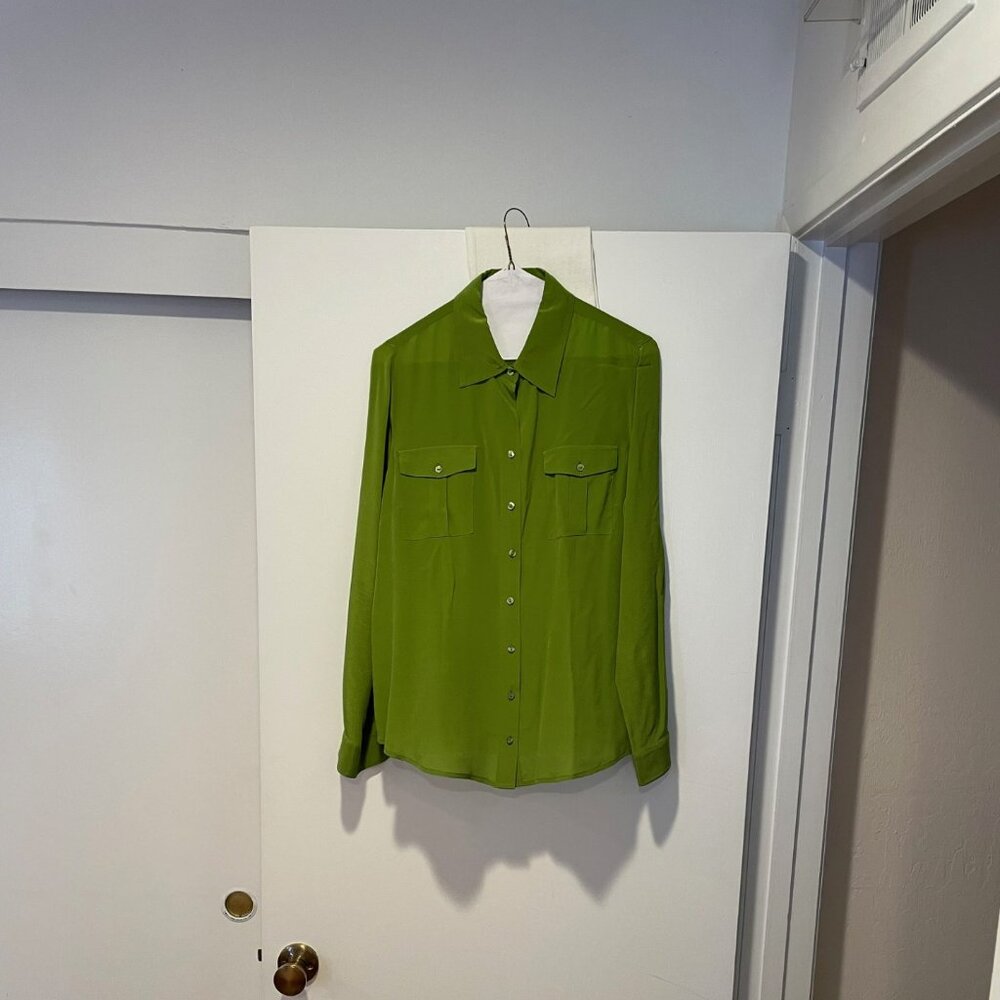 Ladies 100% Silk Blouse